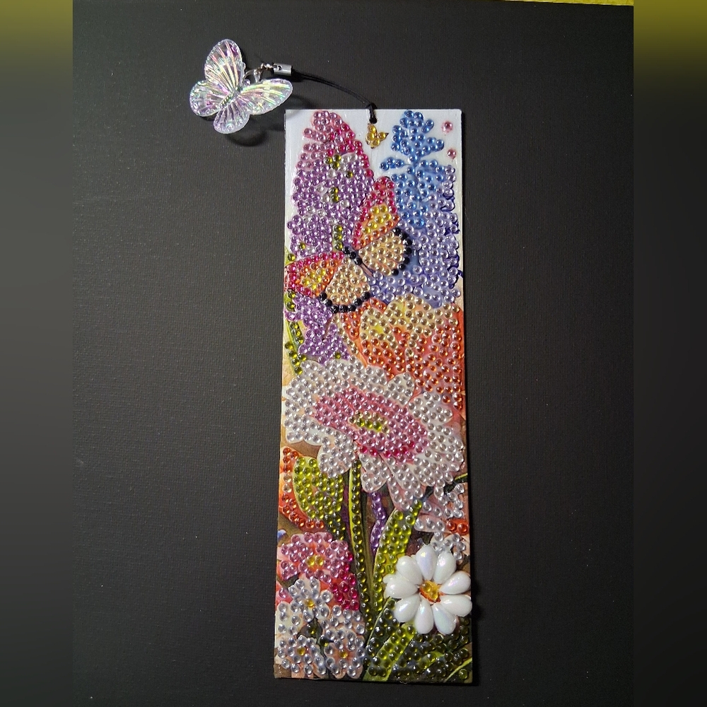 Completed Diamond Art Bookmark